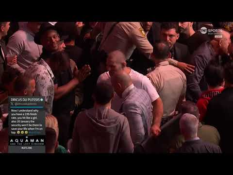 Sean Strickland and Dricus Du Plessis FIGHT at UFC 296! 👀 🤯 #UFC296