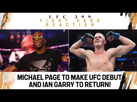 HUGE ANNOUNCEMENT! 🔥 - Dana White Announces Michael “Venom” Page for UFC 299 in Miami!  REACTION 🎥