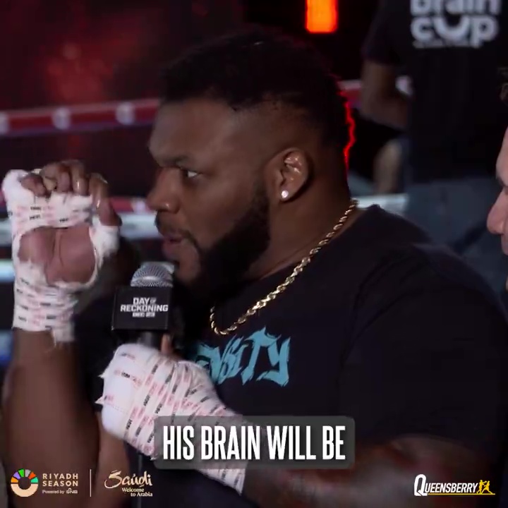 Jarrell Miller Mocks Daniel Dubois Ahead of Saudi Showdown