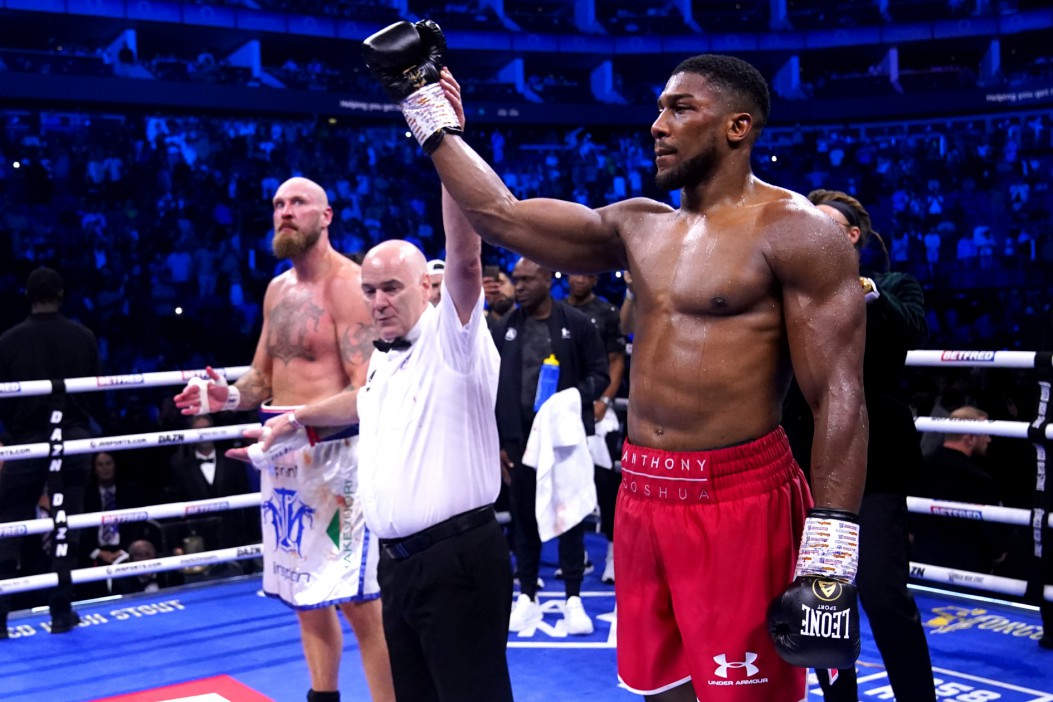 ANTHONY JOSHUA RETURNS TO THE RING TONIGHT FOR THRILLING SAUDI CLASH