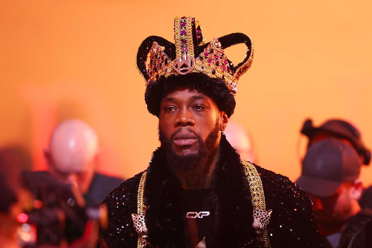 Deontay Wilder Returns to His Royal Outfit Despite Previous Blame