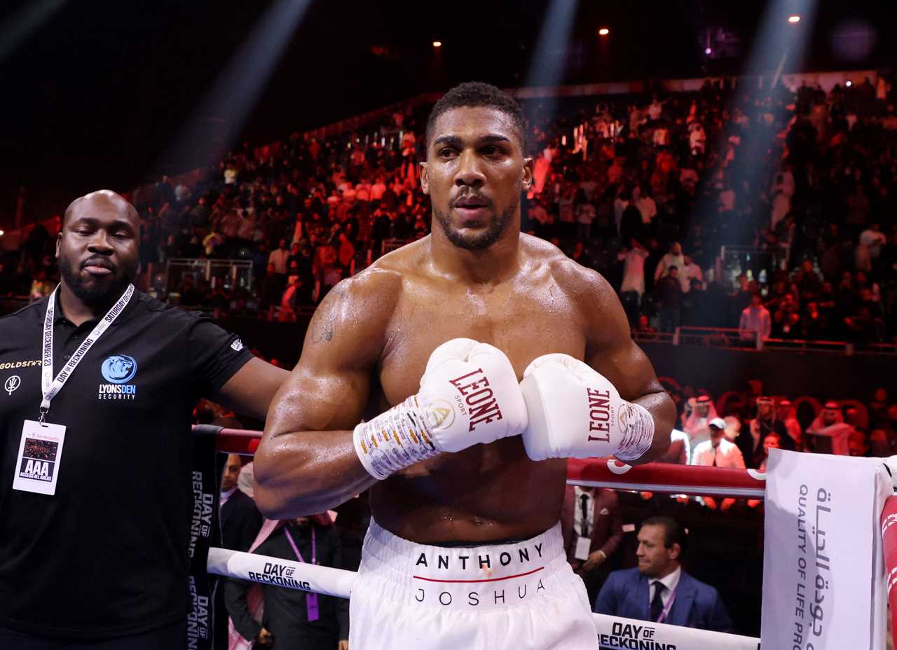 Anthony Joshua 'to fight Tyson Fury tormentor and UFC legend Francis Ngannou in March in Saudi Arabia'