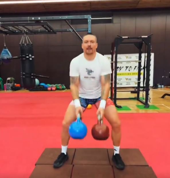 Oleksandr Usky's intense workout ahead of the showdown raises concerns for Tyson Fury