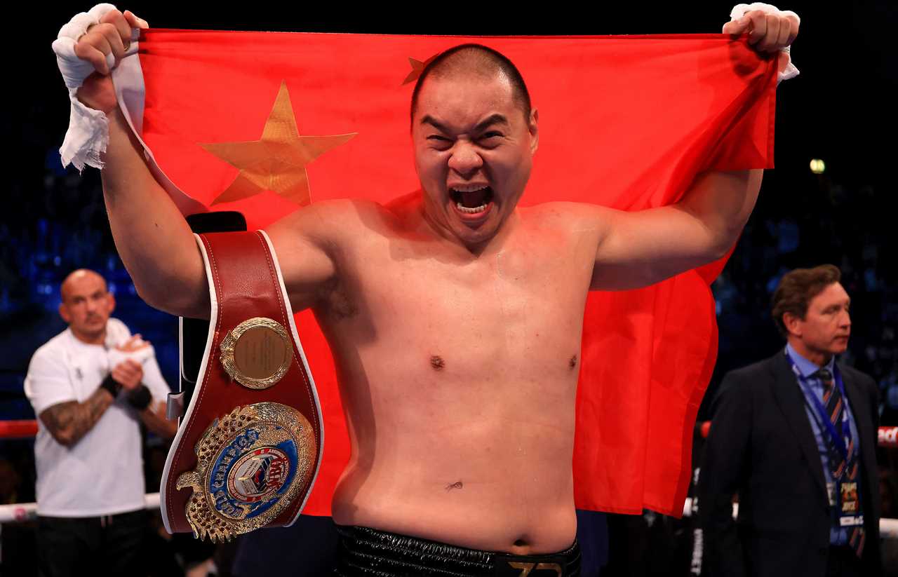 Chinese heavyweight claims Anthony Joshua has been protected from fighting him