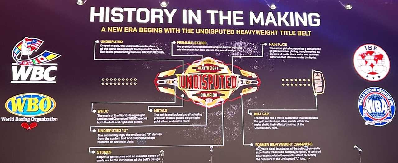 Fans are divided on the new undisputed belt for Tyson Fury and Oleksandr Usyk