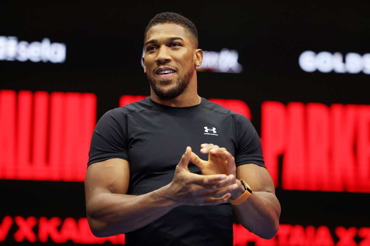 Anthony Joshua's net worth reaches PS180 million after collaborating with top brands, including Hugo Boss