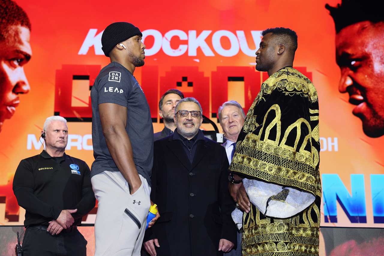 Francis Ngannou mocks Anthony Joshua’s Darkness Retreat Before Saudi Showdown