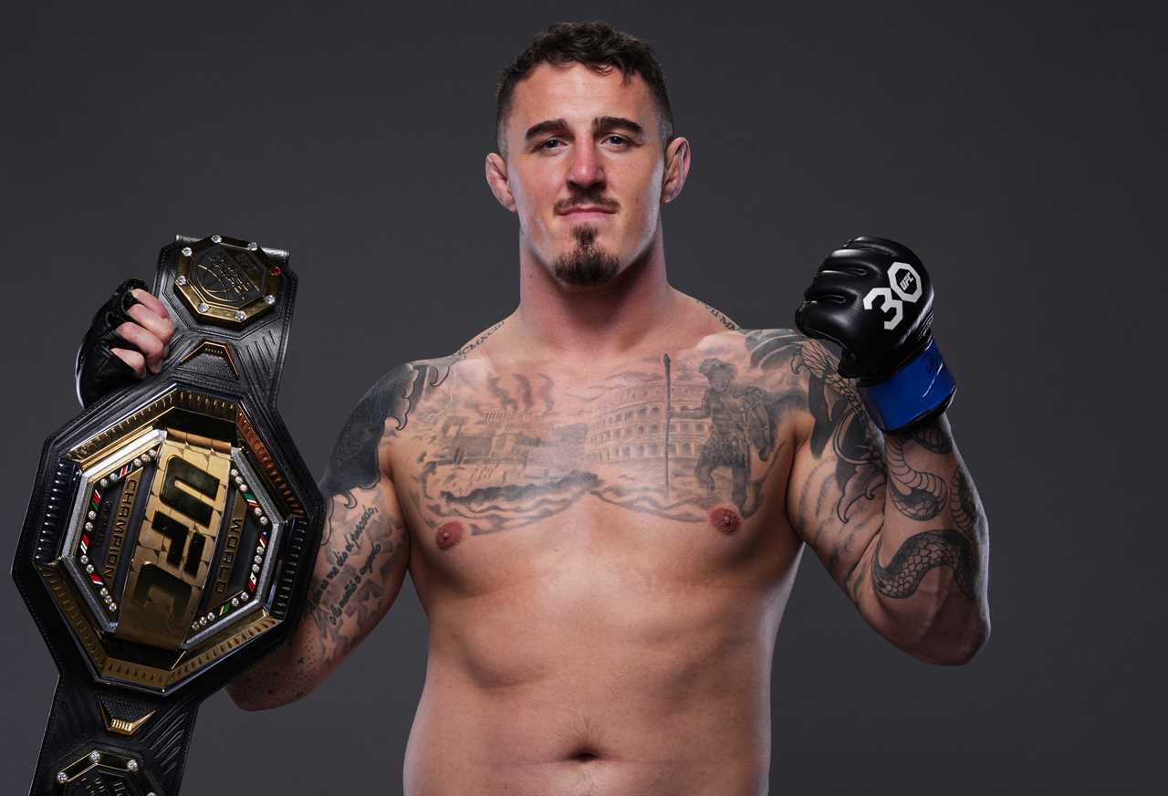 Tom Aspinall, UFC star, shows incredible strength by lifting weight of two flyweight fighters on each arm
