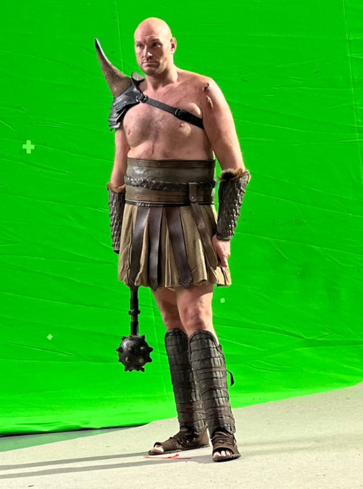 Tyson Fury Goes Wild West in Behind-the-Scenes Photos for Oleksandr Usyk Promo Video