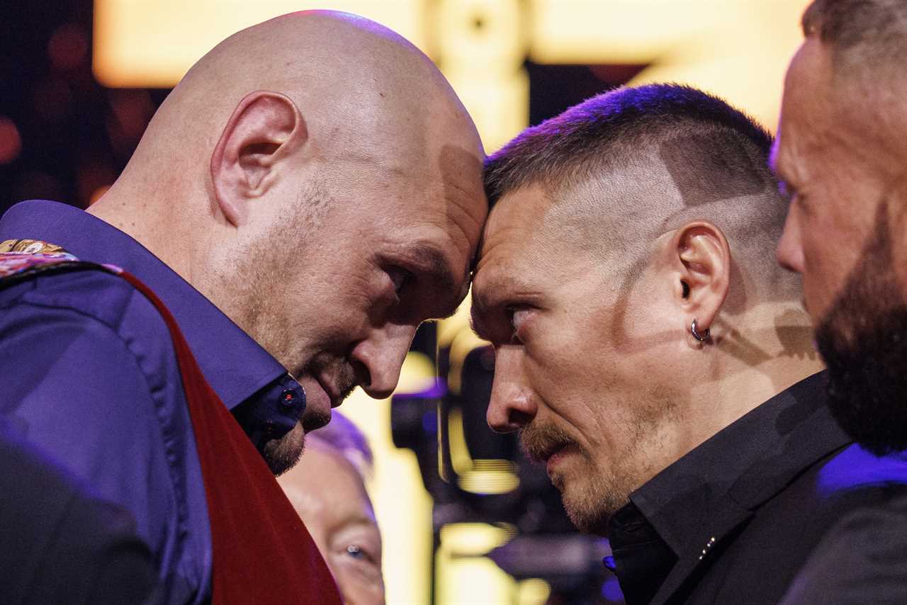 Tyson Fury's heavyweight showdown with Oleksandr usyk has been postponed due to a training injury