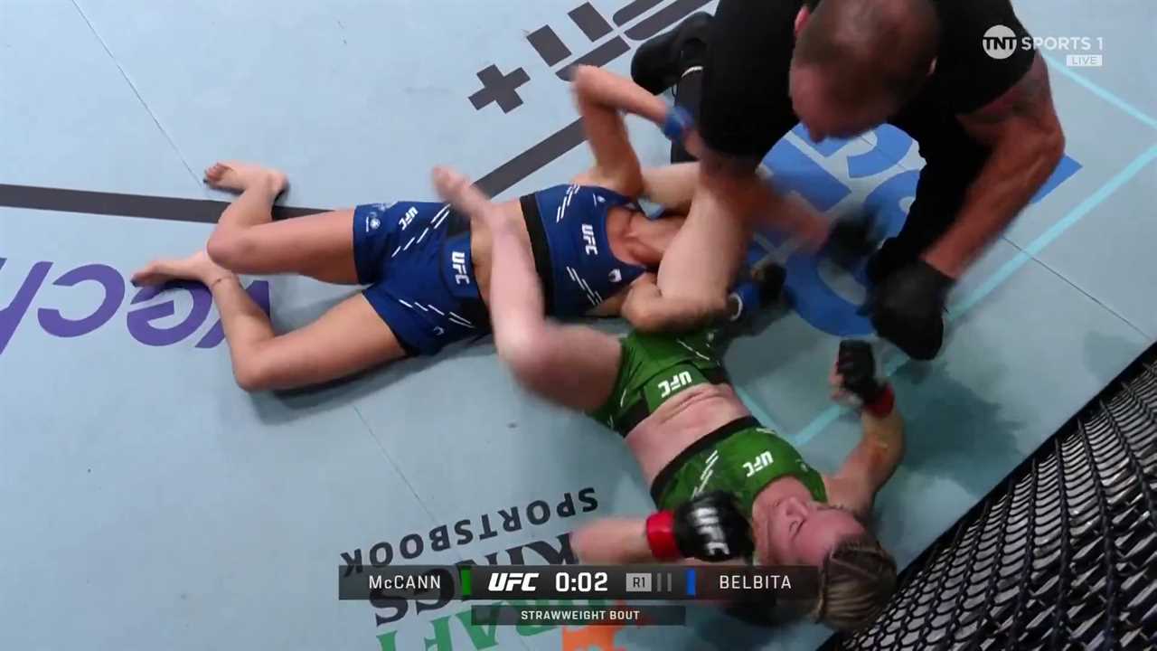 Molly McCann wins UFC fight with incredible submission move