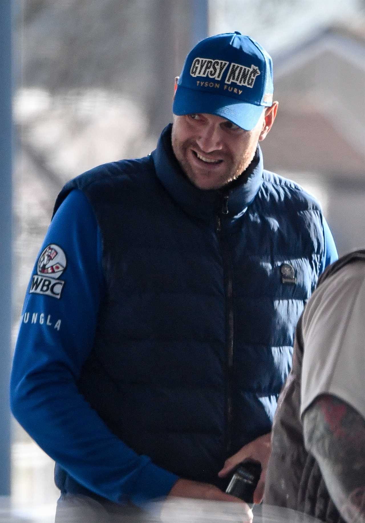 Tyson Fury spotted at a gas station with gloves on despite postponement of fight