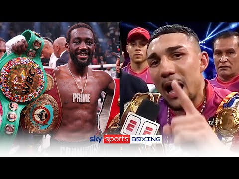 I will fight Terence Crawford as a CATCHWEIGHT! Teofimo reacts after winning