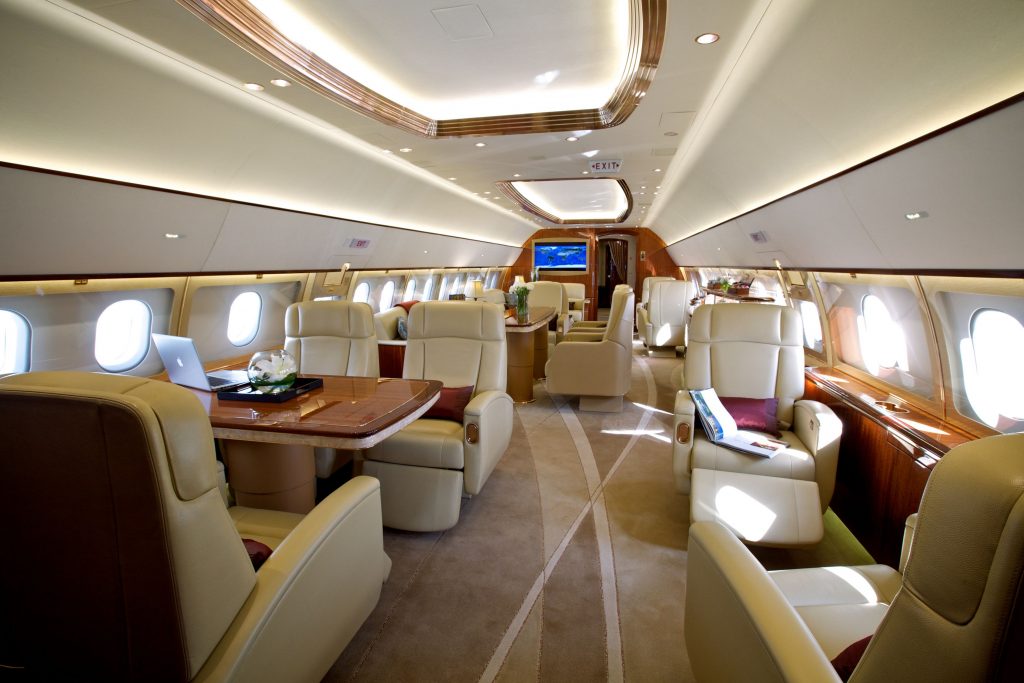 Tyson Fury’s PS58m Private Jet, which boasts a private cinema, king-sized bed and is popular with world leaders
