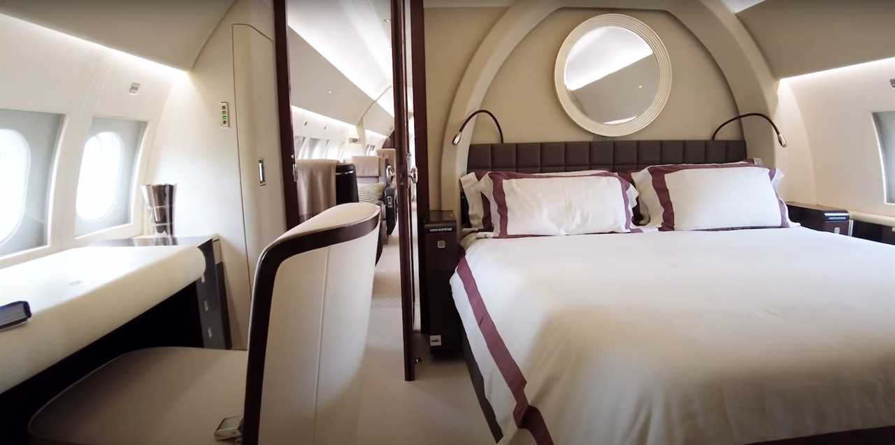 Tyson Fury’s PS58m Private Jet, which boasts a private cinema, king-sized bed and is popular with world leaders