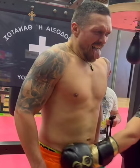 Boxer Oleksandr Usky's intense training regime continues despite Tyson Fury's postponement