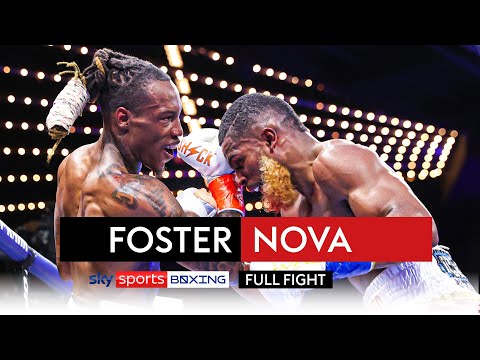 Full Fight! O'Shaquie Foster and Abraham Nova WBC World title bout