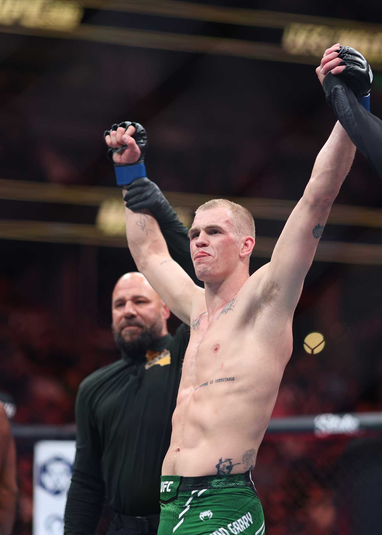 Irish UFC star Ian Garry sends chilling message to Colvington after win
