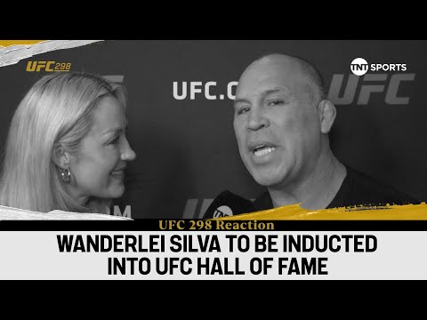 I'M SO GLAD - Wanderlei reacts to being inducted into the UFC Hall of Fame. #UFC298