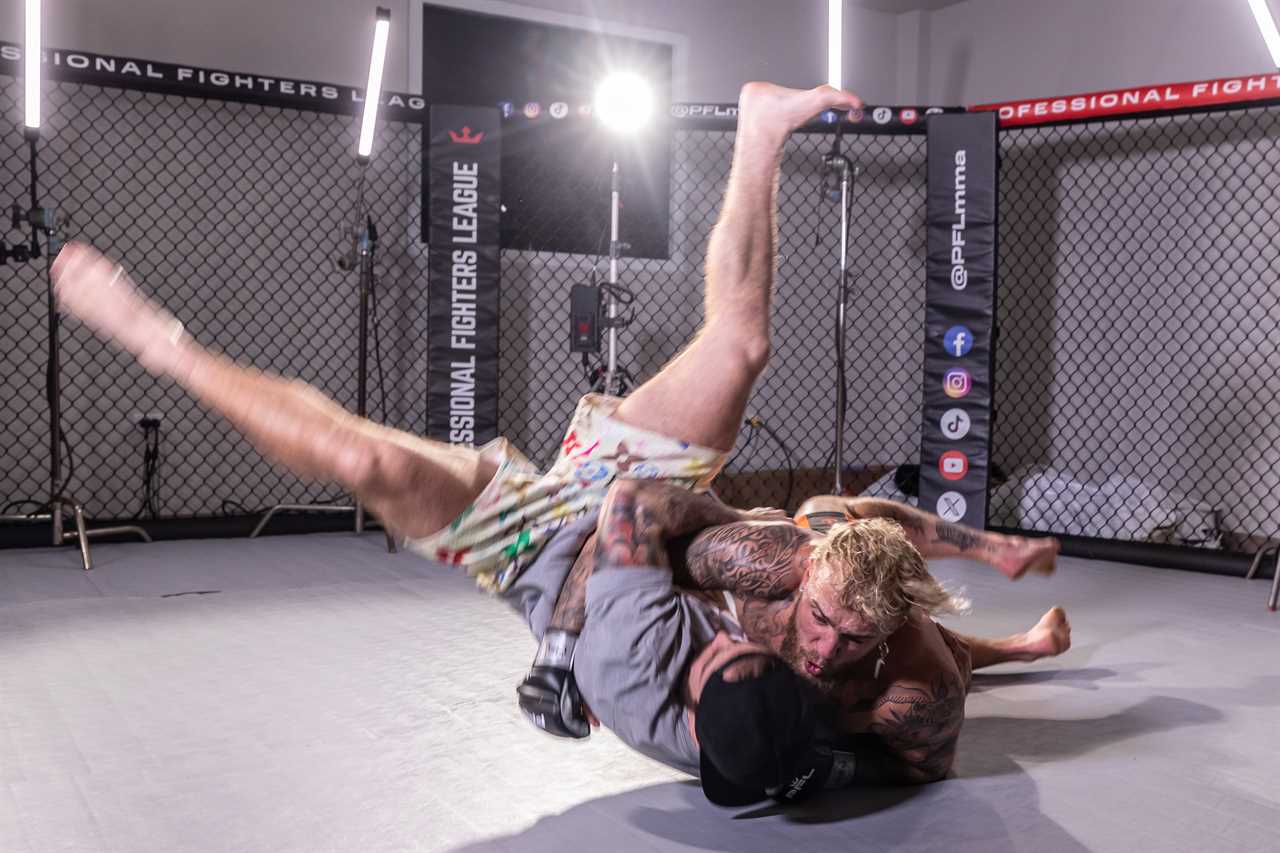 Jake Paul builds MMA cage in PS3m Gym to prepare for debut fight, possible Tommy Fury rematch
