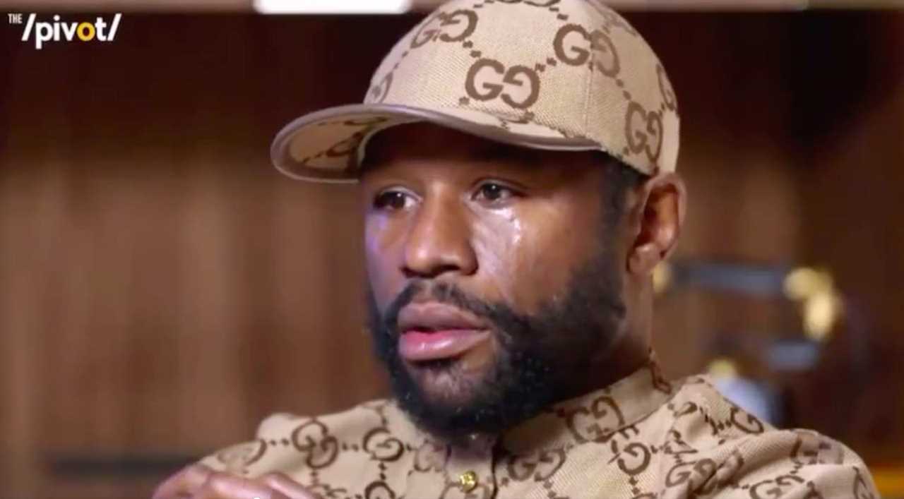 Floyd Mayweather breaks down in tears when discussing the death of his assistant