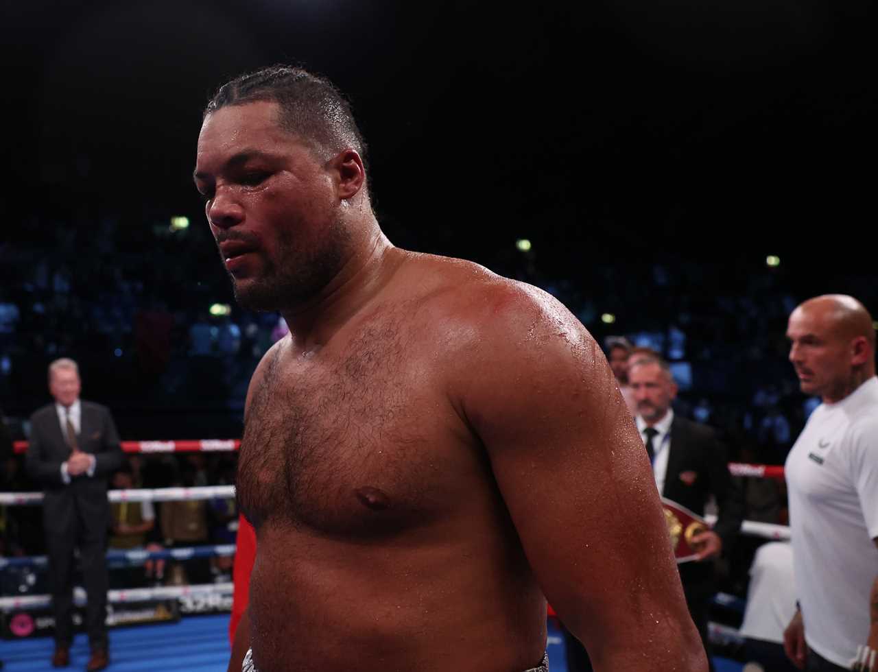 Joe Joyce recalls sparring Francis Ngannou years before Tyson Fury Fight