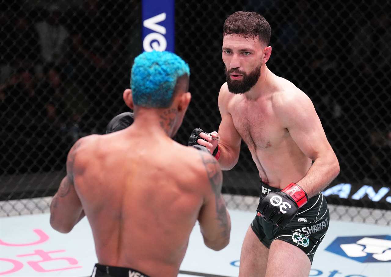 UFC's javid Basharat claims opponent quits after alleged low blow