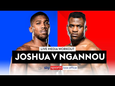 ANTHONY JOSHUA VS FRANCIS NGANNOU Live Media Workout