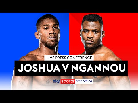 ANTHONY JOSHUA VS FRANCIS NGANNOU Live Press Conference