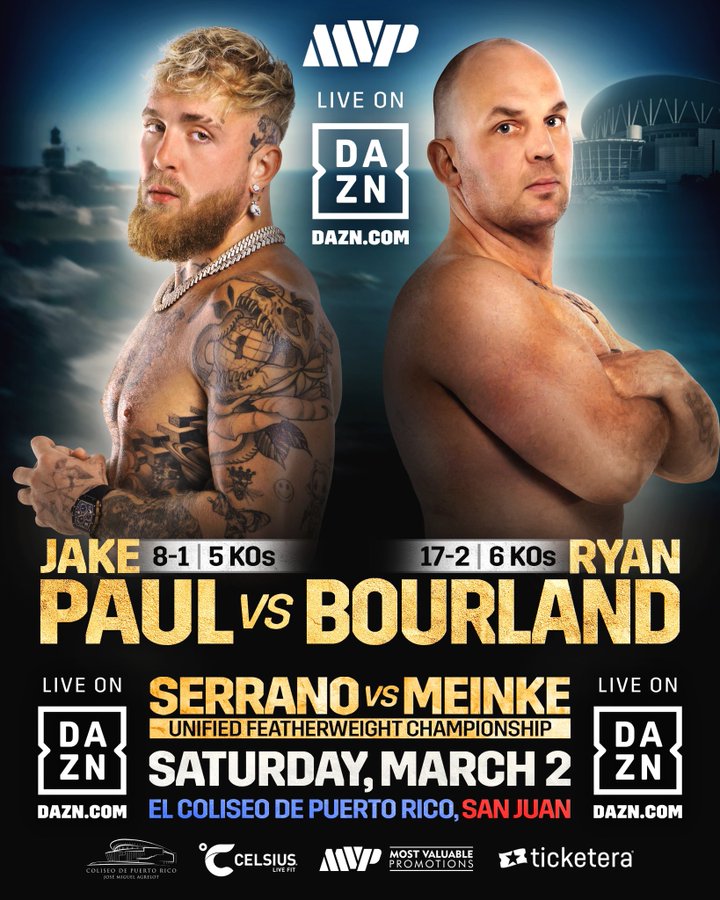 Jake Paul vs Ryan Bourland: Date, Prize Money and Details