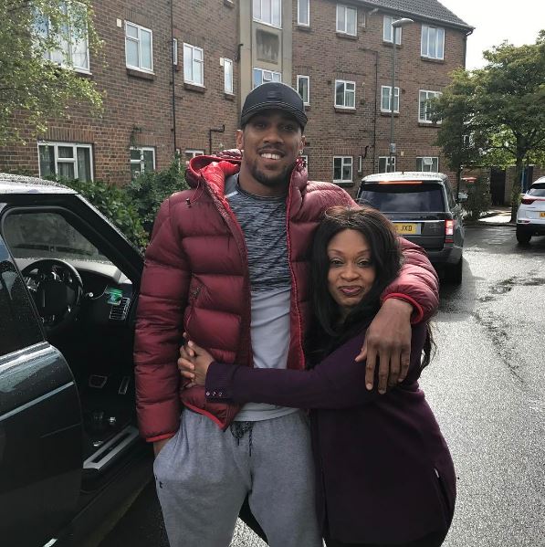 Anthony Joshua reveals heartwarming reason for living with mum at 34 before Francis Ngannou fight