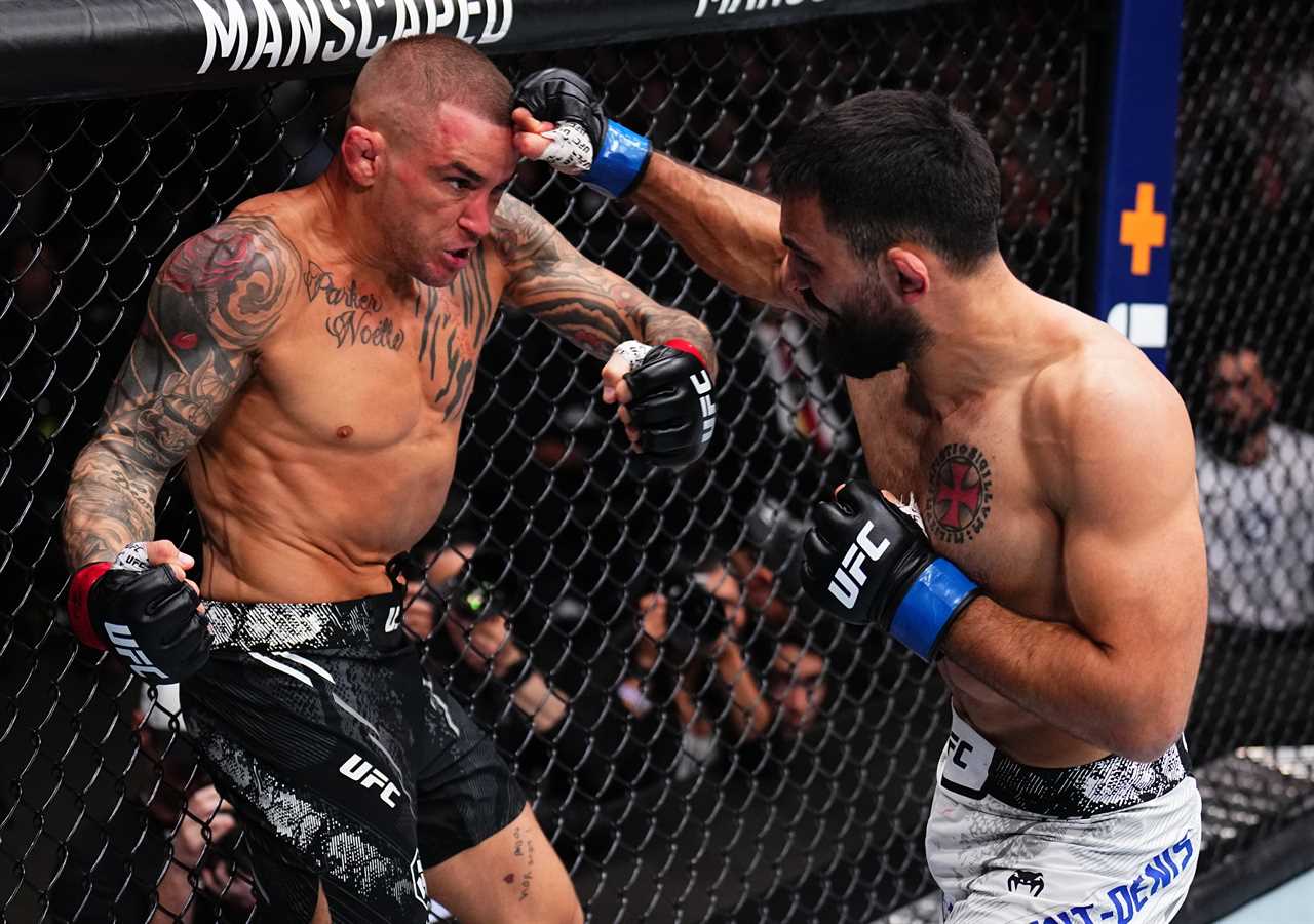 Dustin Poirier wins impressive victory over Benoit St-Denis in UFC 299