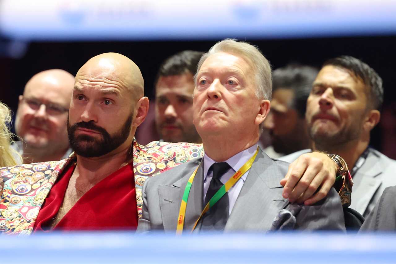 TYSON FURY GETS INVOLVED WITH BACKSTAGE DRAMA AFTER ANTHONY JOSHUA WINNING OVER FRANCIS NGANNOU