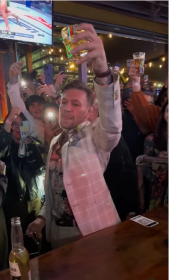 Conor McGregor Enjoys Boozy Night Out Amidst UFC Return Speculations