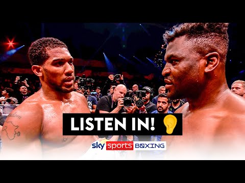 Listen in! Listen to what Ngannou and Joshua said after their fight