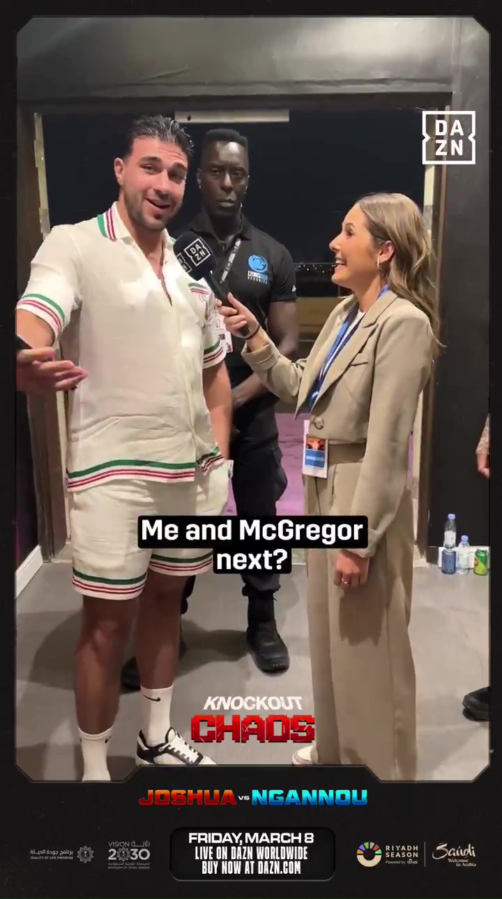 Conor McGregor Reveals Plans To Fight Tommy Fury Before Road House Premiere