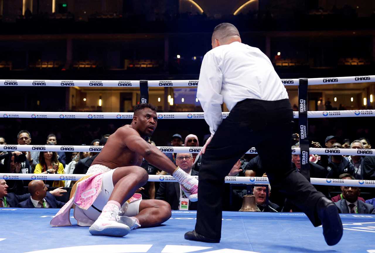 Former UFC Champ Ngannou still undergoing medical tests after Anthony Joshua's devastating KO