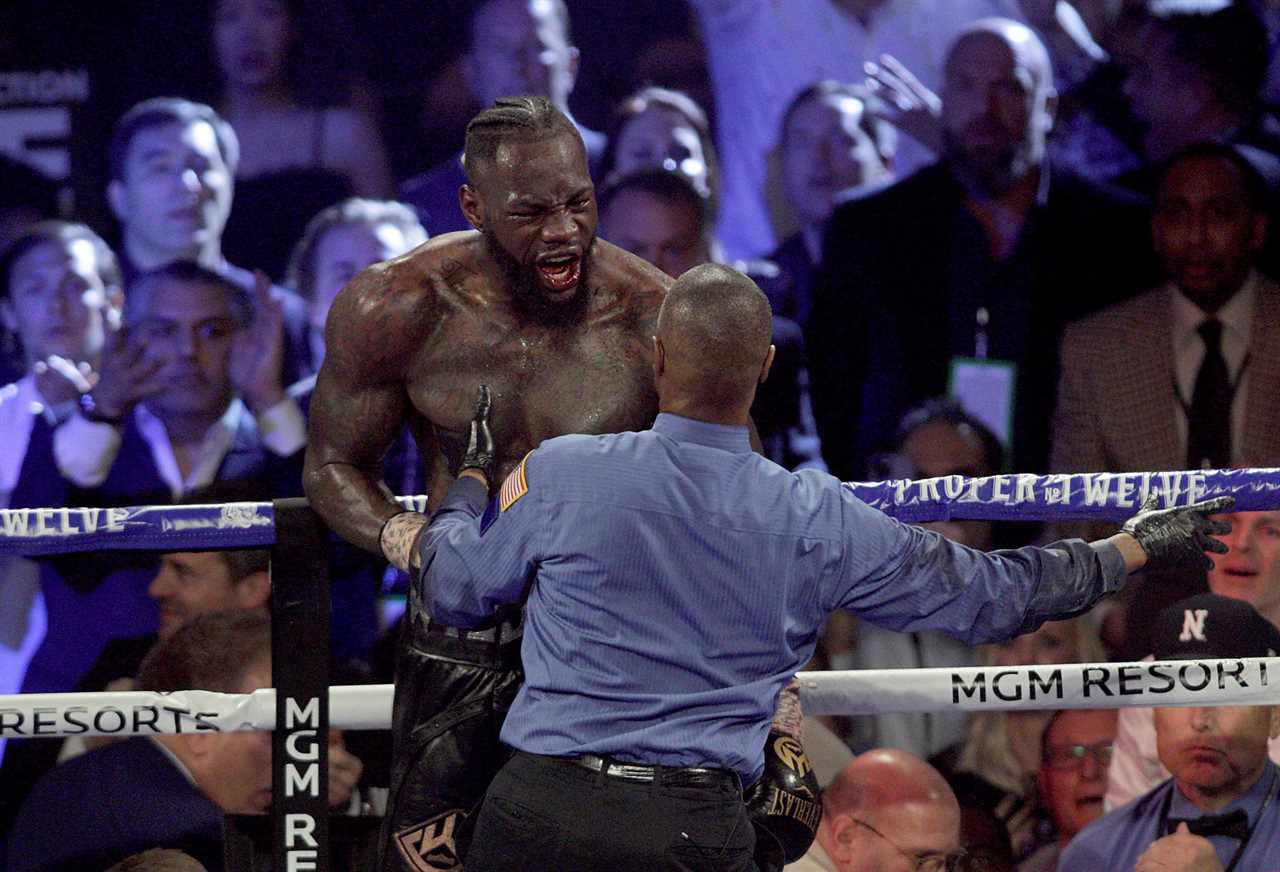 Fans draw comparisons between Deonta Wilder and Francis Ngannou for Anthony Joshua's defeat.