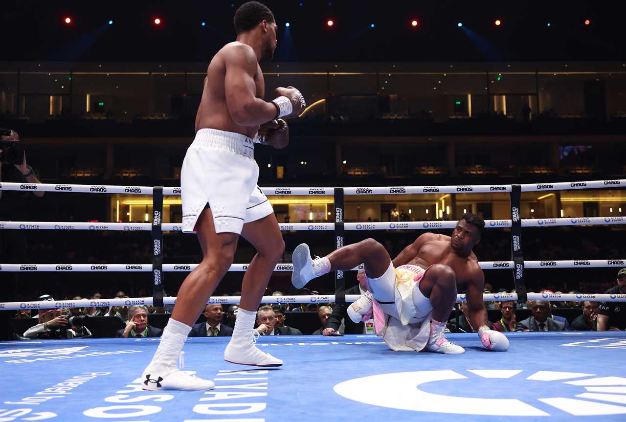 Francis Ngannou's WBC ranking plummets after Anthony Joshua's defeat