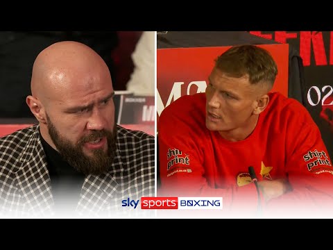 Alen Babic explodes at Steve Robinson during an angry exchange