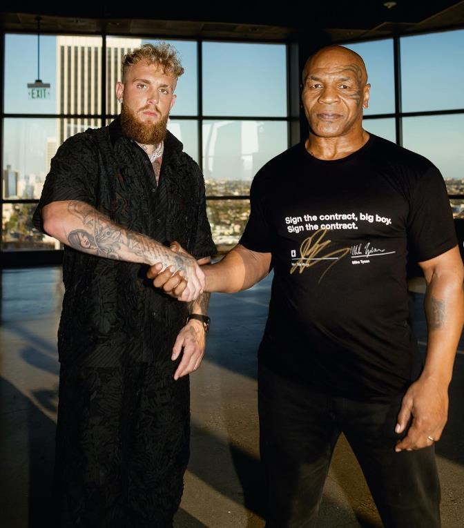 Jake Paul is challenged to a street fight by the bare-knuckle champion over Mike Tyson's bout fears