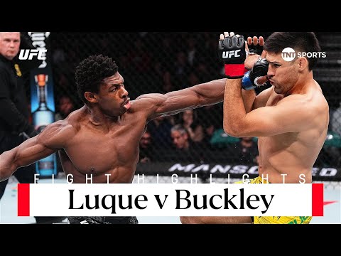 Highlights of Vicente Luque #UFC Atlantic City vs Joaquin Buckley: GROUND & POUND