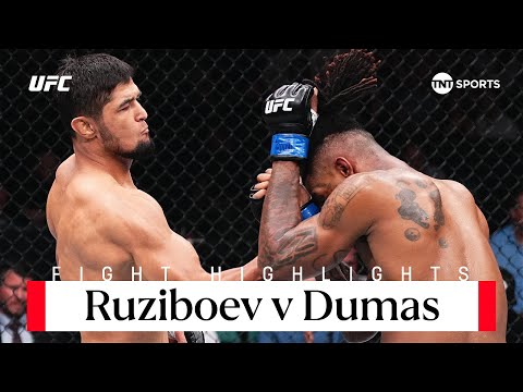 Highlights of the #UFC Atlantic City fight between Sedriques dumas and Nursulton ruziboev