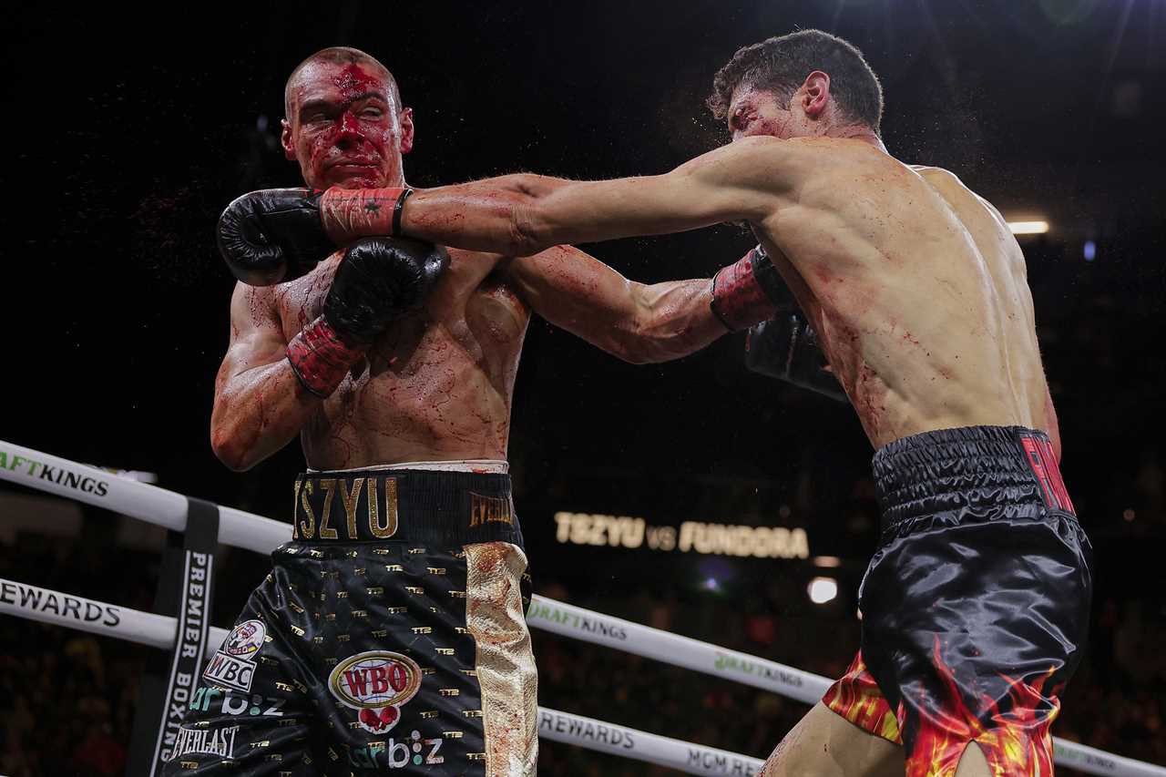 Sebastian Fundora defeats Tim Tszyu in shocking match after suffering a Gory cut