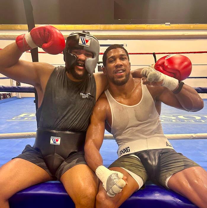 Anthony Joshua in training with Ben Davison and ready to fight into his 40s