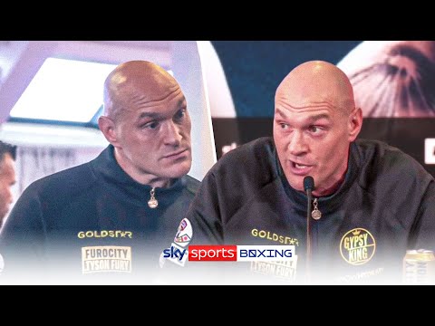 Tyson Fury Press Conference BEST BITS before the Oleksandr Usyk Fight!
