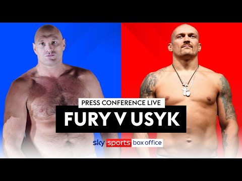 Tyson Fury v Oleksandr Usyk ⚖️  Live Press Conference