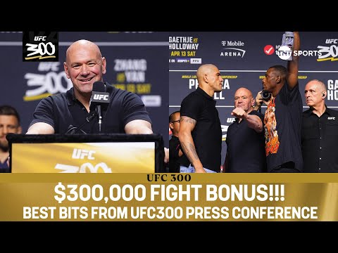 THE CHAMP HAS ARRIVED! The UFC 300 Press Conference Was a BANGER! Alex Pereira vs. Jamahal Hills #UFC300