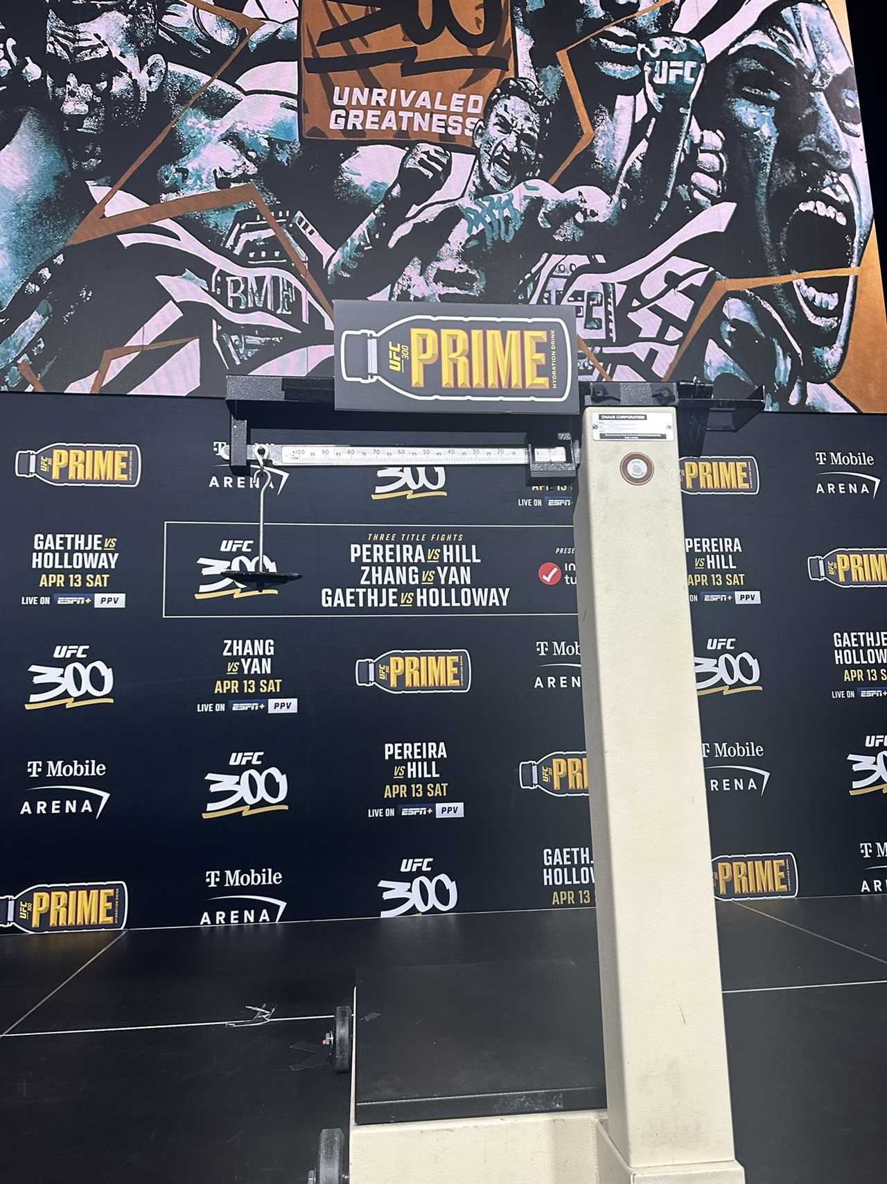 UFC 300 Results: Pereira & Hill Weigh In for Vegas Event