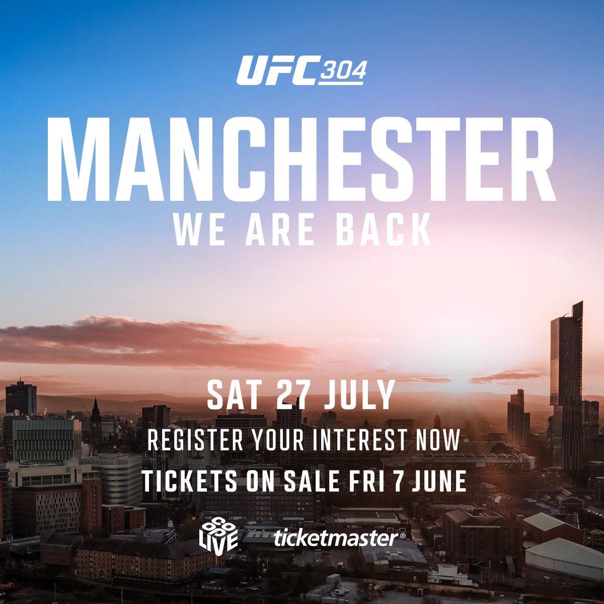 UFC 304 to Rock Manchester: Brits Edwards & Aspinall will Shine at Co-op Live Arena
